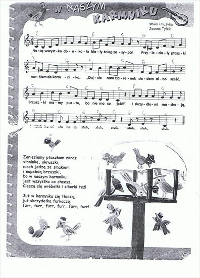 nuty piosenek dla dzieci - w naszym karmniku.jpg