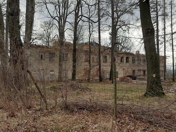 2021.03.2705 - Giebułtów - Ruiny pałacu remontowany - 003.jpg